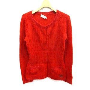 Moncler moncler cardigan đan tay áo dài tay áo đỏ