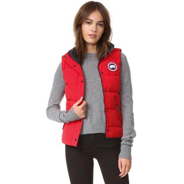 Canada Goose Ladies tốt nhất Gill Tops Freestyle Vest Red: LB-CANAD30113-02D: Fermart Fermart EF-Mail Order Mua sắm