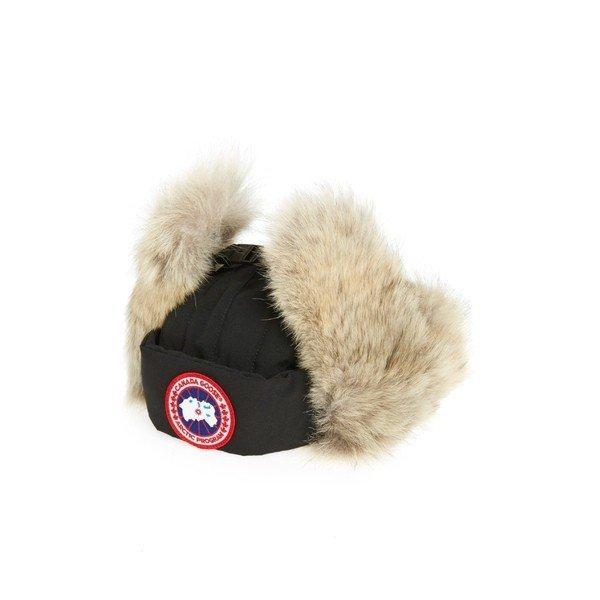 Phụ kiện mũ ngỗng canada nam Canada Goose Down Fill Hat với Fur Trim màu đen chính hãng: 36-V60I3YDUM4-0236: asty-shop2-mail Đơn đặt hàng mua sắm Mua sắm