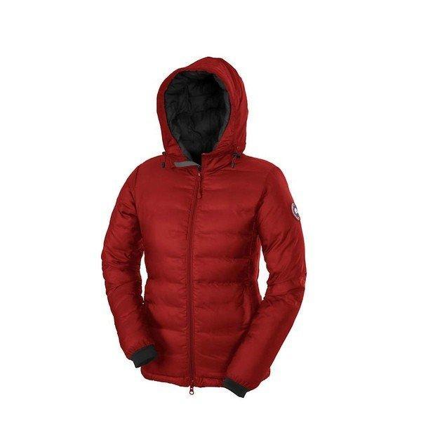 Áo khoác ngỗng canada / Blouson Outer Ladies Canada Goose Women's Camp Hoody Red / Black: 31-5TMWNCDH7A-8ES9