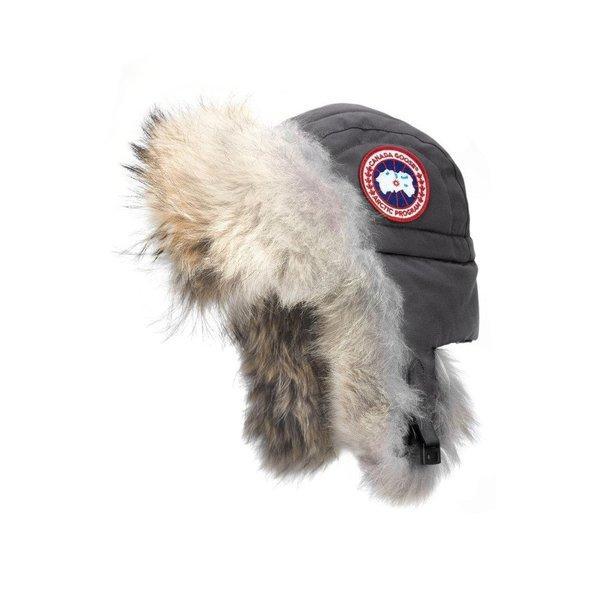 Canada Goose Ladies Hat Aviator Hat với Coyote Fur chính hãng Trim Graphite: DP3-522723-5404: Fermart Fermart EF-Mail Đơn đặt hàng Mua sắm Mua sắm Mua sắm