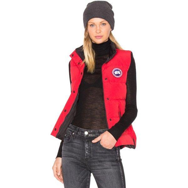 Canada Goose Ladies tốt nhất Gill Tops Freestyle Vest Red: HB2-CANA-WO68: Fermart Fermart 3