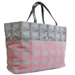 Dòng du lịch mới Tote MM Bag Bag Tote Túi Ladies Leather Grey Pink A47147
