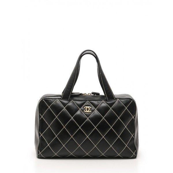 Túi xách WILD Stitch Leather Black Ladies đã sử dụng: 214745: Cửa hàng Reclo Yahoo -Mail Đơn hàng Mua sắm