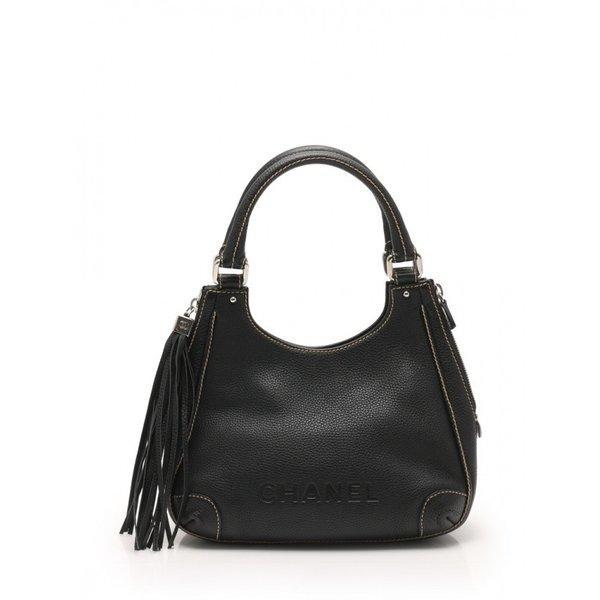 Túi vai bằng da logo màu đen bên Zip Tassel A23055 Phụ nữ được sử dụng: 236816: Cửa hàng Reclo Yahoo -Mail Đơn đặt hàng Mua sắm