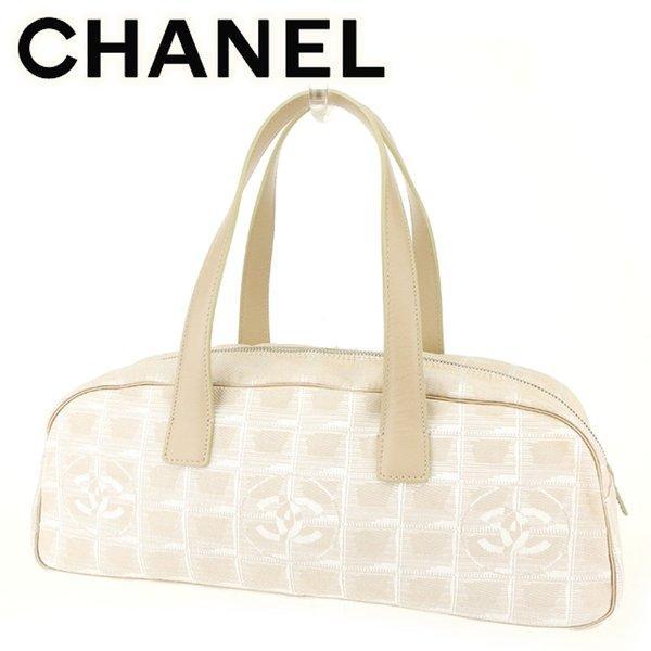 Túi xách Chanel Túi xách mới Dòng du lịch MỚI BEIGE Silver Ladies Đàn ông đã sử dụng Túi: T6970: Thương hiệu Deco Tokyo -Mail Đơn hàng Mua sắm