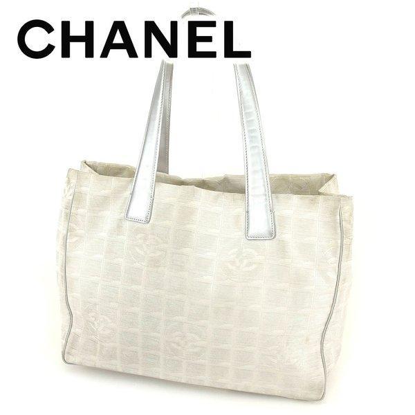 Túi Chanel Túi Tote Dòng mới Dòng Travel Neutral Bell Line Tote MM Silver Ladies Đàn ông đã sử dụng Túi: T6662: Thương hiệu Deco Tokyo -Mail Đơn hàng Mua sắm