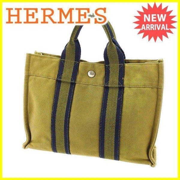 Hermes Hermes Túi Túi Tote Fool Tukerki Black Ladies đã sử dụng Túi sử dụng: Y4572: Thương hiệu kho -Mail Đơn hàng Mua sắm
