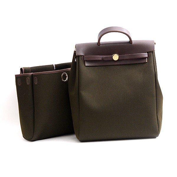 Hermes/Hermes/Towar Office x Leather/Ale Bag Ad PM/2way Bag/Backpack/Khaki x Dark Brown [đã sử dụng]: 48574: BrandMax -Mail Đơn đặt hàng Mua sắm Mua sắm