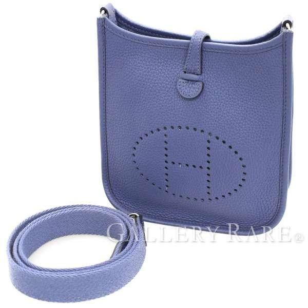 Túi đeo vai Hermes Evrin TPM Blue Brighton x khung bạc Triyoon Lemance C Engraved Hermes Evelyne Bag Evrin: 4840664: Phòng trưng bày -Rare -Mail Đơn đặt hàng