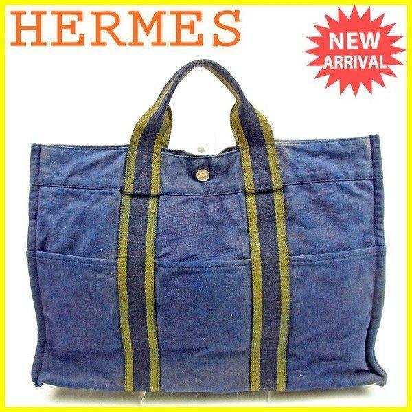 Hermes Hermes Bag Túi Tote Fool Too MM Navy Green Ladies Đàn ông Túi sử dụng: T398: Thương hiệu kho -Mail Đơn hàng Mua sắm