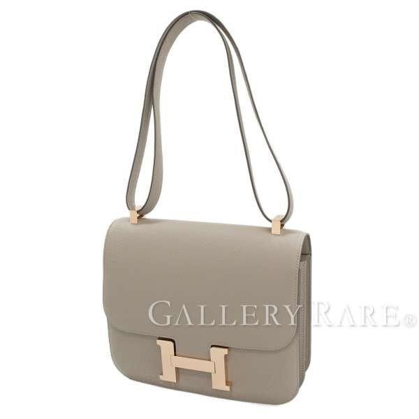 Hermes Antal Bag Constance 24 Grias Falto X Pink Gold Cham