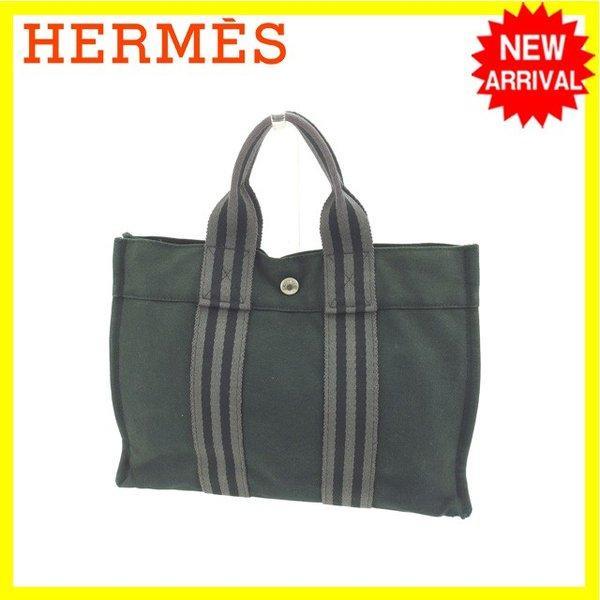 Hermes Hermes Bag Túi Tote Fool Too PM Black Grey Ladies đã sử dụng túi: Y4090: Thương hiệu kho -Mail Đơn hàng Mua sắm