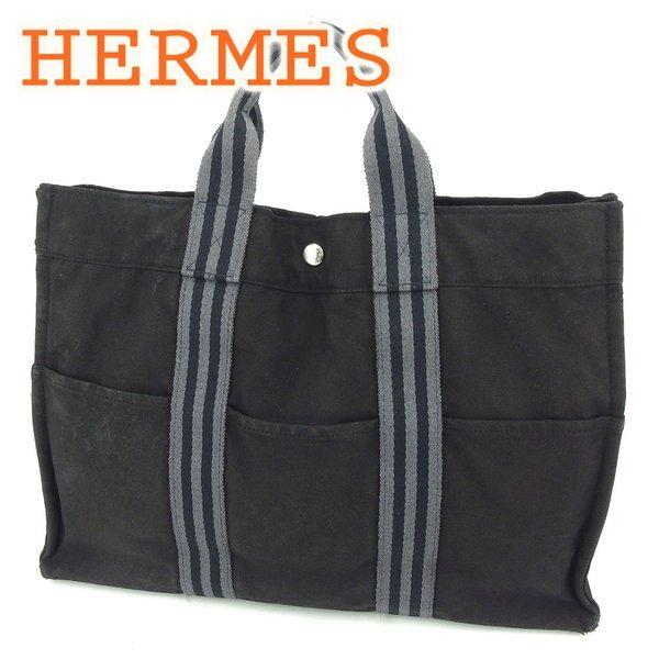 Hermes Hermes Bag Túi Tote Fooltuto MM Black Ladies Đàn ông Túi sử dụng