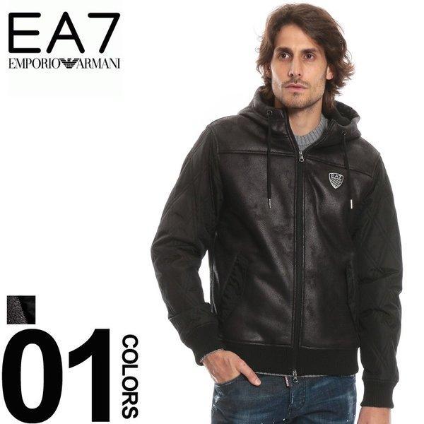 Emporio Armani Emporio Armani EA7 Blouson Parker Fake Leather Back Jacket Áo khoác nam Thương hiệu Outer EA6ZPBA5PN54Z: 7537214568