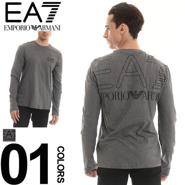Emporio Armani Emporio Armani EA7 T -Shirt Long Sleeve Ron T -Logo In Crew Neck Men's Back Design Thiết kế