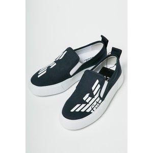 Armani Emporio Armani Emporio Armani EA7 Sneakers Slip -Pong Shoes Giày Ladies 288047 8P299 Hải quân: 3808367: khuếch tán -Mail Đơn đặt hàng