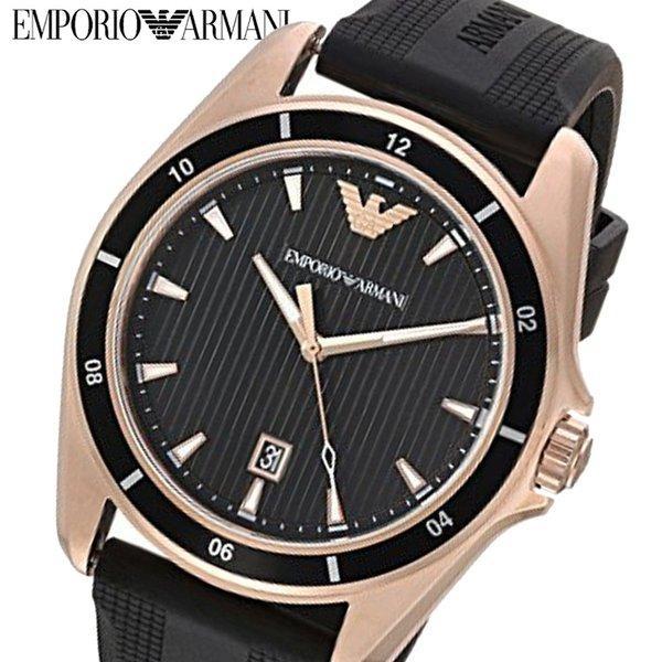 Asuka Emporio Armani Emporio Armani Watch Men AR11101 Sigma Black x Pink Gold Mail Order
