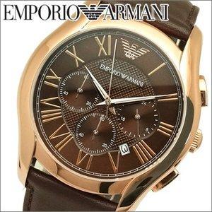 Emporio Armani/Emporio Armani Men Watch AR1701/Brown X Pink Gold/Leather: AR1701: Watch và Brand Quà tặng Seika -Mail Đơn đặt hàng Mua sắm Mua sắm