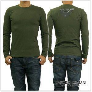 Emporio Armani Đồ lót Emporio Armanian Anderwear Men Crew Long T -shirt 111023 7A725 Quân đội xanh: EU17FW127: Phong cách Tre -Mail Đơn đặt hàng