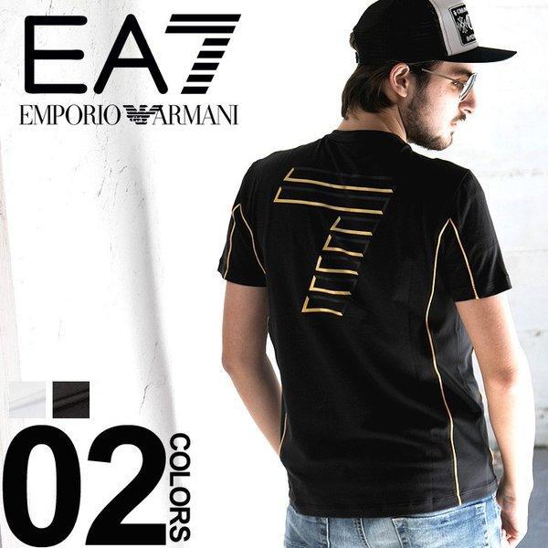 Emporio Armani Emporio Armani EA7 T -Shirt in tay áo ngắn Biểu tượng Gold Brand Men's EA3ZPTA4PJL2Z TSHIRTS