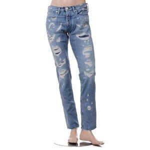 Emporio Armani Thiệt hại Destroid Skini Jeans Blue: 3Y1J751D43Z0808: Yokoanti -Mail Đơn hàng Mua sắm Mua sắm