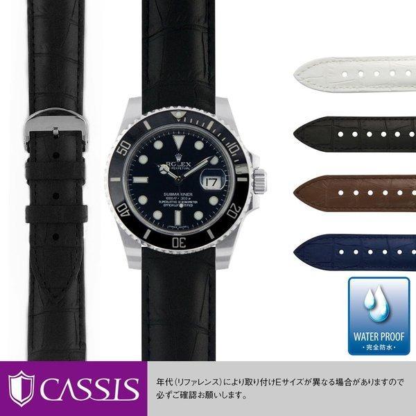 Rolex Submarina Rolex Submariner Clock Belt Cassis Cassis CaotChouc Croco U0043001 Waterproof Watcher Watch Belt Band Band Asuku: U0043001RLXSBB: Mano-A-Mano Watch Store