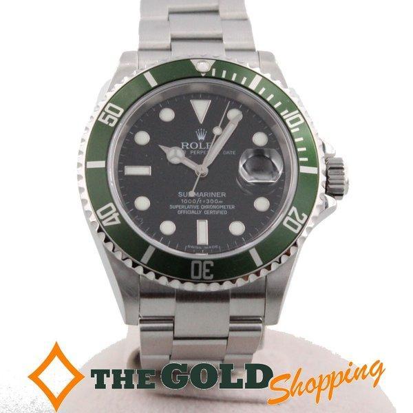 Rolex / Rolex: Submariner Green Sub Z Ban Nihon 16610LV Đồng hồ xem [Đàn ông]: SNT -01704: Cửa hàng Yahoo mua sắm bằng vàng -Mail Đơn đặt hàng Mua sắm Mua sắm