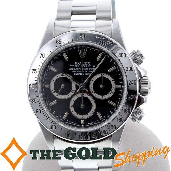 Rolex Daytona 16520 Đảo ngược 6 E. Quay số đen được đại tu 5 -Digit Watch Watch Men Rolex: SNT -02137: Cửa hàng Yahoo mua sắm vàng -Mail Đơn đặt hàng Mua sắm Mua sắm
