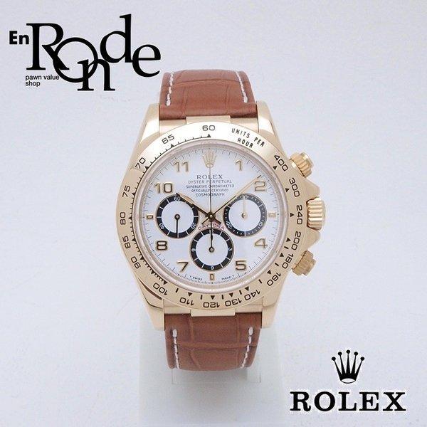 Rolex Rolex Men Watch Daytona 16518 YG / Da trắng Dial