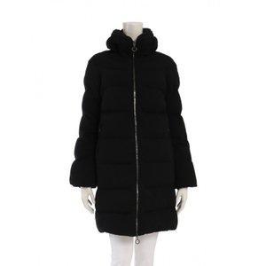 Moncler Moncler Down Coat Black Outer Sora Wool Saissac Ladies Đặt hàng