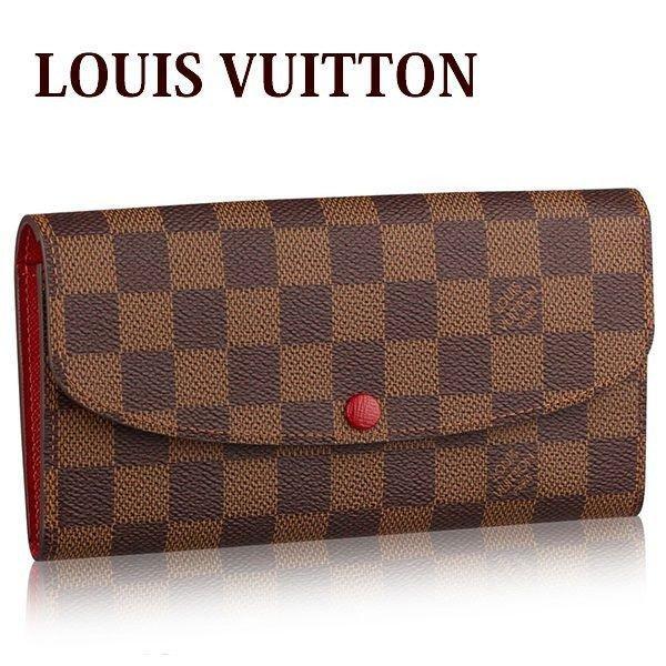 Louis Vuitton ví mới Ví Long Ladies Damier Portfeil Emily N63544 Thương hiệu: Vuitton -439: Túi Wallet Premiere -Mail Đơn đặt hàng Mua sắm Mua sắm