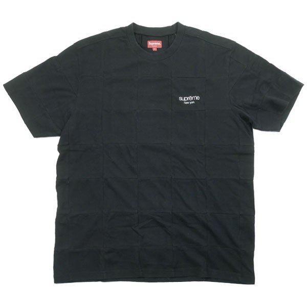 Tối cao tối cao 18AW chắp vá pique tee t -shirt màu đen kích thước [L] [Mới và không sử dụng]: 10191186: Mua và bán quần áo cũ của thương hiệu