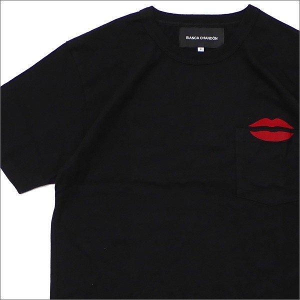 Bianca Chandon (Bianca Casandon) NYC Lip Lip Pocket-Shirt (áo phông) Đen 418-000217-031+[Mới] (áo phông ngắn tay): 18061412
