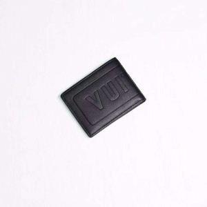 Đảm bảo chất lượng Đảm bảo thường xuyên Bi -Fold Wallet Space Một logo thương hiệu rộng ghi nhật ký ví đen Louis Vuitton Ví mới