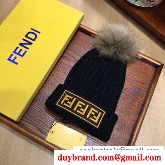 4色可選 魅力の フェンディファッションな一品 FENDI ニット帽/ニットキャップ 気に入った商品