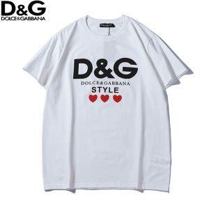 Dolce & Gabbana Mail Đặt hàng đen tinh khiết bông tinh khiết cotton T -shirt Dolce & Gabbana * D & G Style T -shirt 388816240