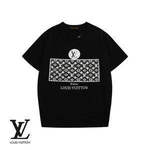 Ngắn -sleeved t -shirt 3 màu sắc giới hạn thời trang mới nhất thời trang mới đến Louis Vuitton Louis Vuitton Louis Vuitton_ Thương hiệu giá rẻ 