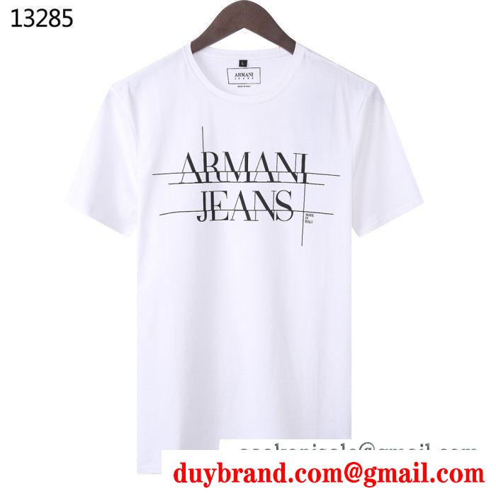 不動の人気2019最新 armani アルマーニ 半袖tシャツ 4色可選 抜け感や着心地重視