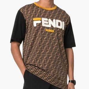 Vận chuyển trong nước Fendi Fendi Fix T -Shirt Multi -Color 41466396 Fendi Hơi thở dưới áo tiêu chuẩn T -shirt