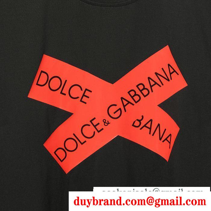 上品に夏っぽさを感じる Tシャツ/ティーシャツ ドルチェ＆ガッバーナ新着春夏2019セール  Dolce&Gabbana 2色可選