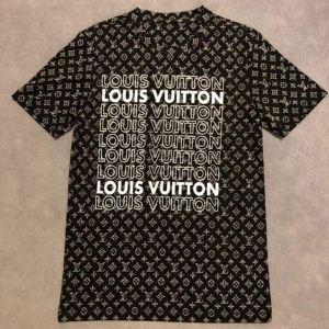 Kiểm tra Louis Vuitton t -shirts/Tea Áo sơ mi mùa xuân/mùa hè phổ biến lớn Louis Vuitton 2 Lựa chọn màu _ Louis Vuitton Louis Vuitton_ Thương hiệu giá rẻ 