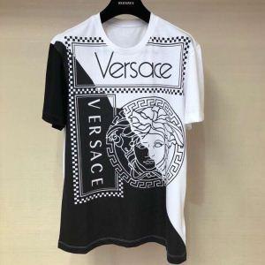 Versace Versace Short Sleeve T -Shirt 2 Bán màu Sale sản phẩm Limited Công việc mới _ Versace Versace_ Thương hiệu giá rẻ 
