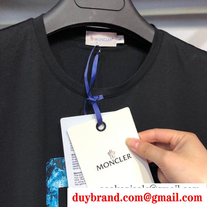 MONCLER モンクレール 半袖tシャツ 2色可選 2019ssコレクションに新着 ウェアに取り入れるのが今季流