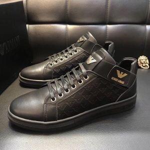 Khải họa chất lượng đảm bảo độ bóng bóng bền giày sneaker armani armani sneakers thư đặt hàng siêu nhẹ màu đen