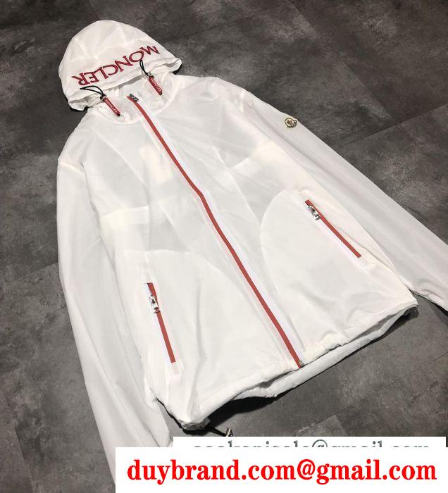2019春夏注目のブランドおすすめ モンクレール moncler 3色可選 フード付きコート