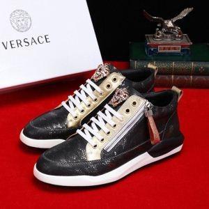 Versace Versace mới đến Tiêu chuẩn tiêu chuẩn Cấu trúc Giày chạy bộ khử mùi Hơi thở Sneaker thoải mái