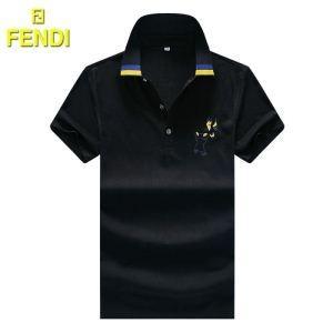 Bán giới hạn chính hãng kinh doanh bình thường chính hãng tay áo ngắn Fendi fendi t -shirt t -shirt đen trắng xám