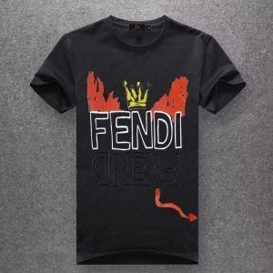 [Bao gồm thuế] Fendi ANAGRAM ngay lập tức trong nước T -Skeve T -shirt 41689980 Fendi Kích thước lớn cho nam giới