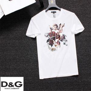 Dolcha Gabbana Mail đặt hàng Dolce & Gabba Limited Sale tiêu chuẩn phổ biến phổ biến phổ biến phổ biến phổ biến tay dài tay dài T -Shirt Men Quần áo màu đen trắng